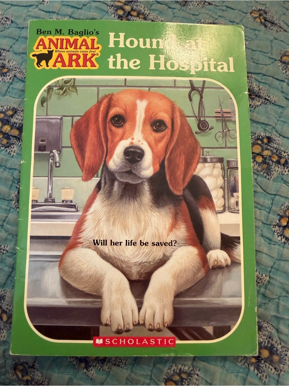 Scholastic Beagle Puppy Book - Green, Brown, White